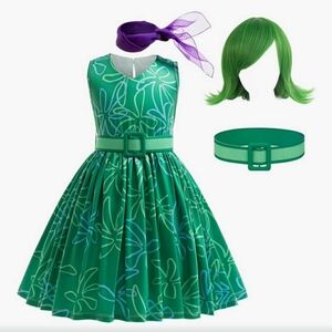 Disgust kid's inside out costume